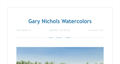Desktop Screenshot of gnicholswatercolors.com