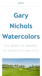 Mobile Screenshot of gnicholswatercolors.com